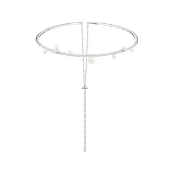 APM 纯银镶晶钻项圈 AC3466XPL