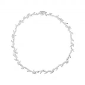 APM 纯银镶晶钻Les Hirondelles燕子项圈 AC4650OX