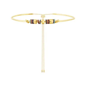 APM 多彩可调节项圈 - 金黄色银 AC5092MY