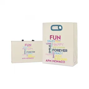 APM FUN CRAZY LOVE帆布手提袋 ACCESS9-F1