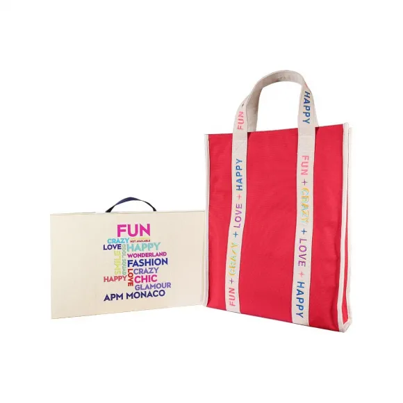 APM FUN CRAZY LOVE红色托特包 ACCESS9-F4