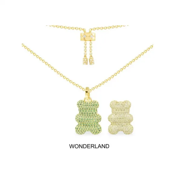 APM 系列 Wonderland Yummy Bear （可挂扣）可调节项链 YC6483XLIY