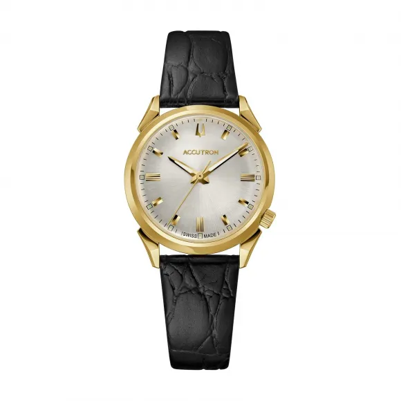 阿克特隆/Accutron ACCUTRON LEGACY 34MM 不锈钢镀金 自动机械机芯 手表 2SW7A004