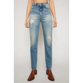 阿克尼/Acne 女士 1995 Vintage Destroyed 中蓝色 A00219-863