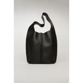 阿克尼/Acne 女士 粒面皮革托特包 黑色 A10044-900