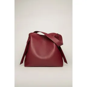 阿克尼/Acne 女士 Musubi Maxi 酒红色 A10102-479