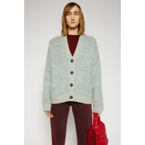 阿克尼/Acne 女士 马海毛混纺开衫 浅灰色/蓝色 A60183-CED