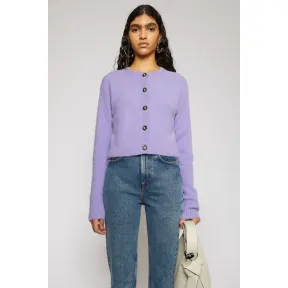 阿克尼/Acne 女士 短款羊毛衫 浅紫色 A60240-ADK