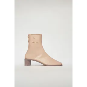 阿克尼/Acne 女士 品牌徽标踝靴 米褐色 AD0093-AE9