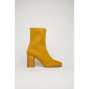 阿克尼/Acne 女士 乙烯基踝靴 芥末黄 AD0278-ABM
