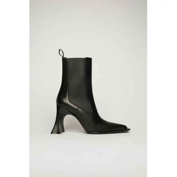 阿克尼/Acne 女士 高跟皮靴 黑色 AD0317-900