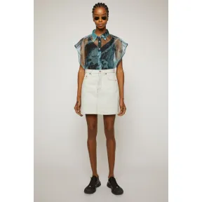 阿克尼/Acne 女士 高腰牛仔半身裙 浅蓝色 AF0107-AAV