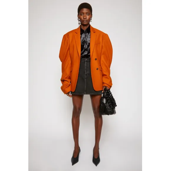 阿克尼/Acne 女士 高腰牛仔半身裙 黑色 AF0109-900