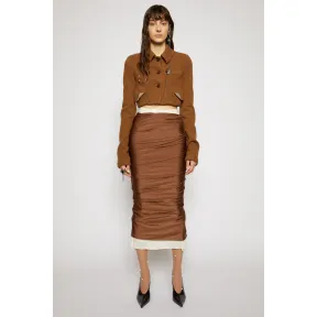 阿克尼/Acne 女士 羊毛短夹克 肉桂棕 AH0121-BC8