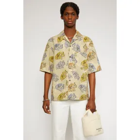 阿克尼/Acne 男士 大象印花衬衫 米色 BB0300-AEK