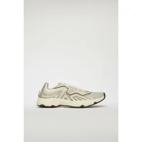 阿克尼/Acne 男士 防撕裂科技运动鞋 白色/象牙色/象牙色 BD0094-BWN