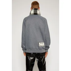 阿克尼/Acne 男士 反印徽标运动衫 海军蓝 BI0058-885