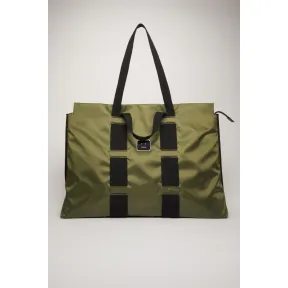 阿克尼/Acne 女士 徽标铭牌托特包 卡其绿 C10042-AB6