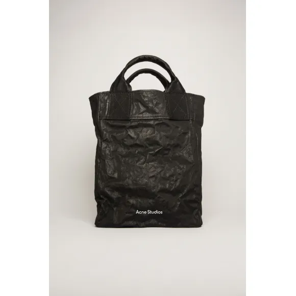 阿克尼/Acne 女士 褶饰托特包 黑色 C10060-900