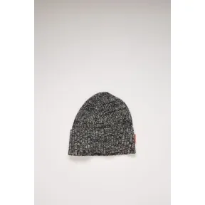 阿克尼/Acne 女士 混色罗纹无檐便帽 黑色/白色 C40105-J83