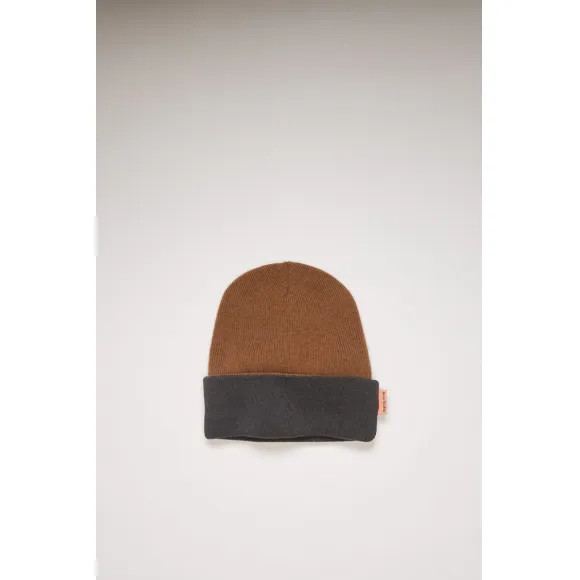 阿克尼/Acne 女士 正反两用无檐便帽 米色/灰色 C40108-ALS