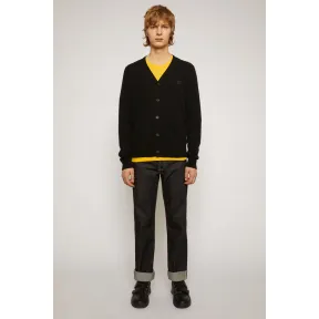 阿克尼/Acne 女士 V领羊毛开衫 黑色 C60015-900