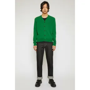 阿克尼/Acne 女士 V领羊毛开衫 深绿色 C60015-BGO