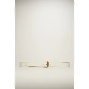 阿克尼/Acne 女士 皮腰带 冷白色 C80042-AEH