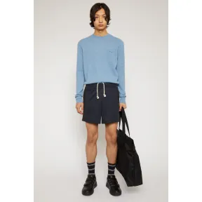 阿克尼/Acne 女士 侧条纹运动短裤 海军蓝 CE0008-885