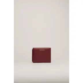 阿克尼/Acne 女士 三折式钱夹 酒红色 CG0097-479
