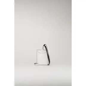 阿克尼/Acne 女士 钥匙链卡包 白色/黑色 CG0098-AL4