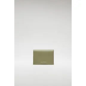 阿克尼/Acne 女士 双折卡包 深绿色/黑色 CG0099-BWT