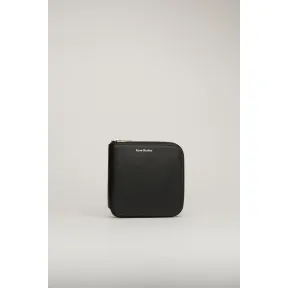 阿克尼/Acne 女士 中号双折钱包 黑色 CG0106-900