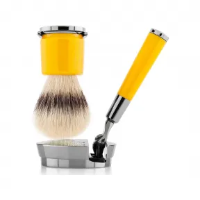 帕尔玛之水/Acqua di Parma BARBIERE Yellow razor and brush ADP52025-ONESIZE