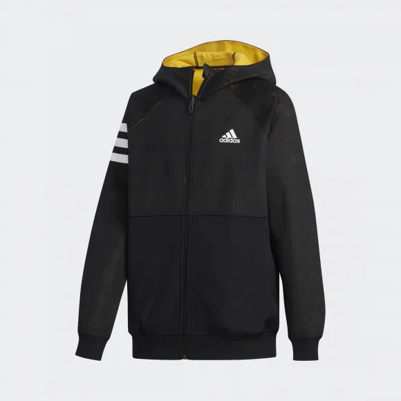 阿迪达斯/Adidas YB RV MIX JKT 大童装针织夹克外套 EH4103