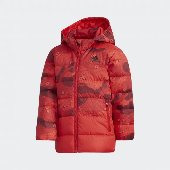 阿迪达斯/Adidas LK J AOP DOWN J 小童装冬季羽绒服 EH4140
