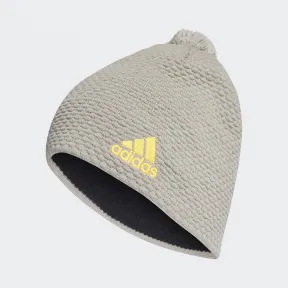 阿迪达斯/Adidas 运动表现 金属灰/日光金 中性 BEANIE GR 户外运动配件 FT6077