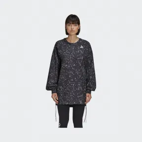 阿迪达斯/Adidas ORIGINALS 白/黑色 女士 PULLOVER HYKE 运动针织衫 GK4262