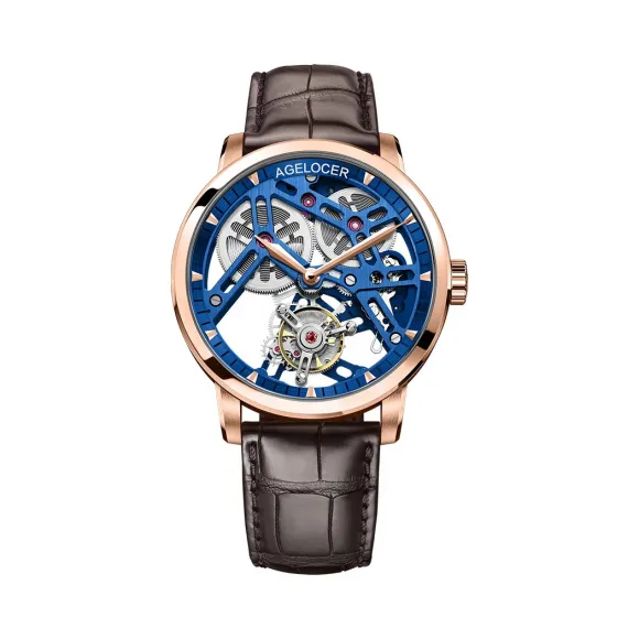 艾戈勒/Agelocer 316L 钢 自动机械机芯 手表 9004D2