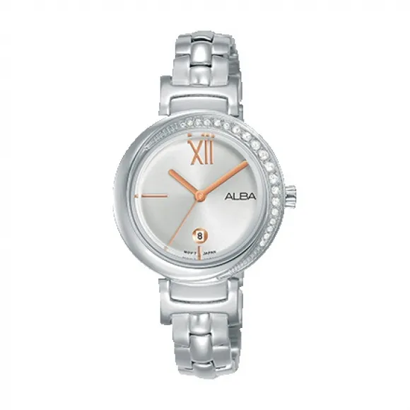 雅柏/Alba 30MM 不锈钢表壳 女表 AH7R83X1