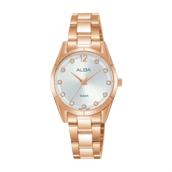 雅柏/Alba 28MM 不锈钢表壳 女表 AH8738X1