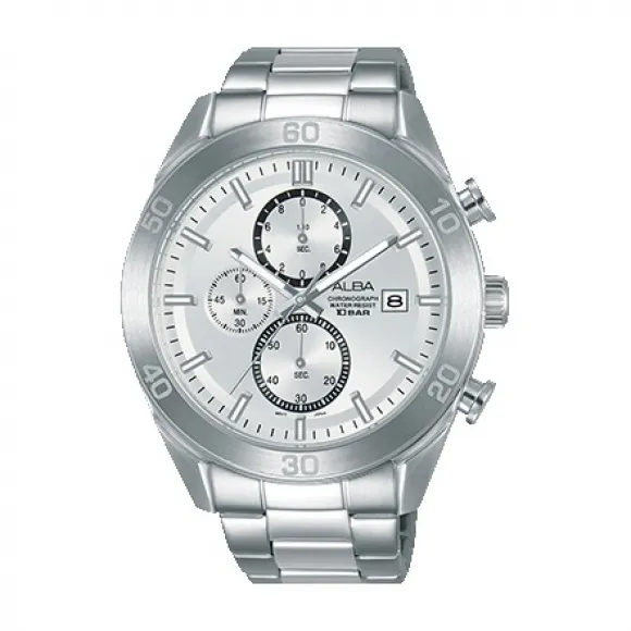 雅柏/Alba 44MM 不锈钢表壳 男表 AM3623X1