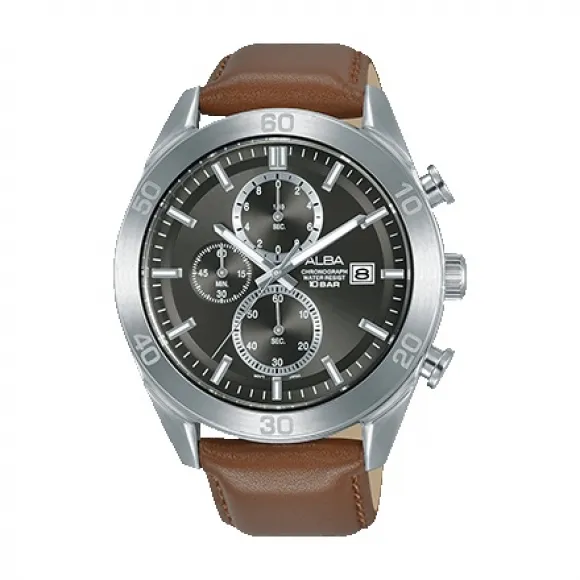 雅柏/Alba 44MM 不锈钢表壳 男表 AM3629X1