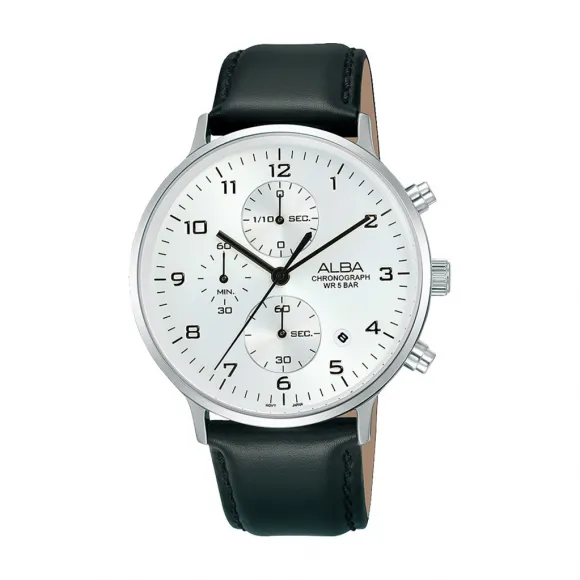 雅柏/Alba 40MM 不锈钢表壳 男表 AM3691X1