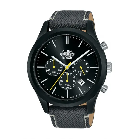 雅柏/Alba 44MM 不锈钢表壳 男表 AT3G21X1