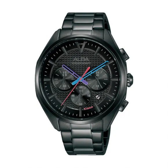 雅柏/Alba 42MM 不锈钢表壳 男表 AT3G99X1