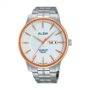 雅柏/Alba 43MM 不锈钢表壳 男表 AV3290X1