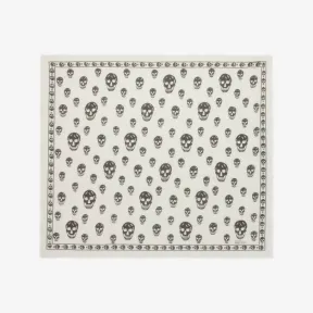 亚历山大麦昆/Alexander McQueen 经典莫代尔骷髅围巾 女士 1106403943Q9260