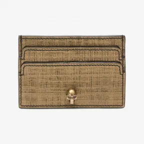 亚历山大麦昆/Alexander McQueen 皮革骷髅卡夹 女士 22001696fa 275333DZZ0M7040