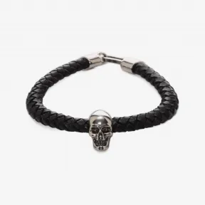 亚历山大麦昆/Alexander McQueen 骷髅皮革手环 男士 50167937xk 354165J16KY1000